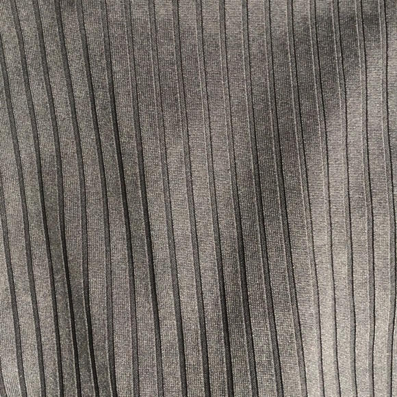 TOP SHOP Grey Ribbed Strapless Bralette Cropped Top Size 12 NEW - Picture 3 of 7